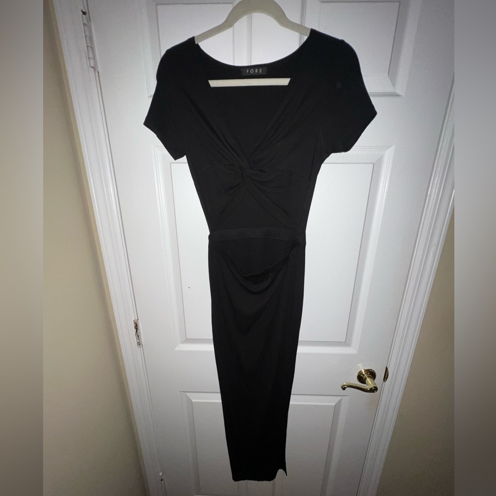 FORE cutout midi dress
